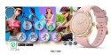 SMARTWATCH DAMSKI VELTORI VT360-1 RÓŻOWY PASEK SILIKONOWY