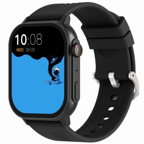 SMARTWATCH GRAVITY GT15-1 CZARNY PASEK SILIKONOWY + CZARNA BRANSOLETA SMARTWATCH GRAVITY GT15-1 CZARNY PASEK SILIKONOWY + CZARNA BRANSOLETA
