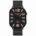 SMARTWATCH GRAVITY GT15-1 CZARNY PASEK SILIKONOWY + CZARNA BRANSOLETA