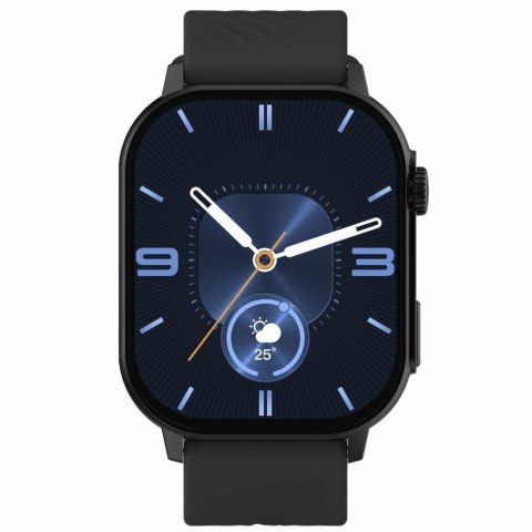 SMARTWATCH GRAVITY GT15-1 CZARNY PASEK SILIKONOWY + CZARNA BRANSOLETA SMARTWATCH GRAVITY GT15-1 CZARNY PASEK SILIKONOWY + CZARNA BRANSOLETA