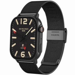 SMARTWATCH GRAVITY GT15-2 POMARAŃCZOWY PASEK SILIKONOWY + CZARNA BRANSOLETA