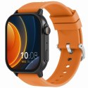 SMARTWATCH GRAVITY GT15-2 POMARAŃCZOWY PASEK SILIKONOWY + CZARNA BRANSOLETA