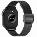 SMARTWATCH GRAVITY GT15-2 POMARAŃCZOWY PASEK SILIKONOWY + CZARNA BRANSOLETA