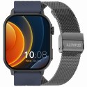 SMARTWATCH GRAVITY GT15-4 NIEBIESKI PASEK SILIKONOWY + TYTANOWA BRANSOLETA
