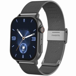 SMARTWATCH GRAVITY GT15-4 NIEBIESKI PASEK SILIKONOWY + TYTANOWA BRANSOLETA