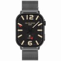 SMARTWATCH GRAVITY GT15-4 NIEBIESKI PASEK SILIKONOWY + TYTANOWA BRANSOLETA