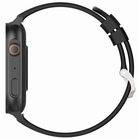 SMARTWATCH GRAVITY GT15-5 CZARNY PASEK SILIKONOWY + TYTANOWA BRANSOLETA SMARTWATCH GRAVITY GT15-5 CZARNY PASEK SILIKONOWY + TYTANOWA BRANSOLETA