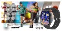 SMARTWATCH GRAVITY GT15-5 CZARNY PASEK SILIKONOWY + TYTANOWA BRANSOLETA
