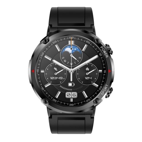 SMARTWATCH GRAVITY GT21-5 + GRANATOWY PASEK SILIKONOWY SMARTWATCH GRAVITY GT21-5 + GRANATOWY PASEK SILIKONOWY