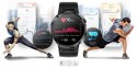 SMARTWATCH GRAVITY GT21-5 + GRANATOWY PASEK SILIKONOWY