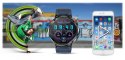 SMARTWATCH GRAVITY GT21-5 + GRANATOWY PASEK SILIKONOWY