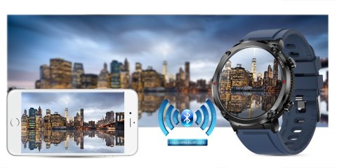 SMARTWATCH GRAVITY GT21-5 + GRANATOWY PASEK SILIKONOWY SMARTWATCH GRAVITY GT21-5 + GRANATOWY PASEK SILIKONOWY