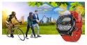 SMARTWATCH GRAVITY GT21-6 + CZERWONY PASEK SILIKONOWY