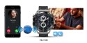SMARTWATCH VELTORI VT100-1 + CZARNY PASEK SILIKONOWY + CZARNY EKO SKÓRA