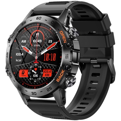 SMARTWATCH VELTORI VT120-1 CZARNY PASEK SILIKONOWY