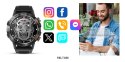 SMARTWATCH VELTORI VT120-1 CZARNY PASEK SILIKONOWY