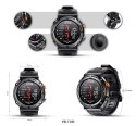 SMARTWATCH VELTORI VT130-1 CZARNY PASEK SILIKONOWY