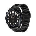 SMARTWATCH VELTORI VT150-1 CZARNY PASEK SILIKONOWY + CZARNA BRANSOLETA