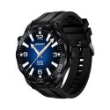 SMARTWATCH VELTORI VT150-1 CZARNY PASEK SILIKONOWY + CZARNA BRANSOLETA
