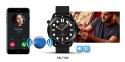 SMARTWATCH VELTORI VT150-1 CZARNY PASEK SILIKONOWY + CZARNA BRANSOLETA