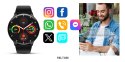 SMARTWATCH VELTORI VT160-1 CZARNY PASEK SILIKONOWY