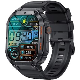 SMARTWATCH VELTORI VT200-1 CZARNY PASEK SILIKONOWY