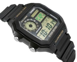 ZEGAREK MĘSKI CASIO AE-1200WH-1BVDF + BOX