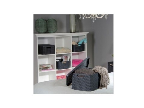 Koszyk z pokrywą Curver Rattan Style L szary Koszyk z pokrywą Curver Rattan Style L szary