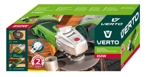 Szlifierka kątowa 850W, tarcza 125 x 22.2 mm, obroty 12 000 min?? Szlifierka kątowa 850W, tarcza 125 x 22.2 mm, obroty 12 000 min??
