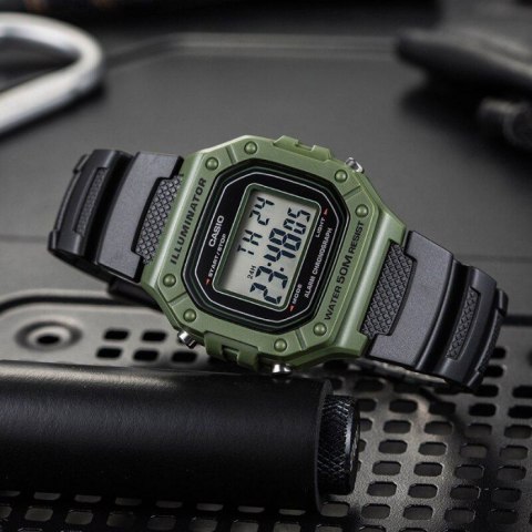 ZEGAREK MĘSKI CASIO W-218H-3A + BOX ZEGAREK MĘSKI CASIO W-218H-3A + BOX