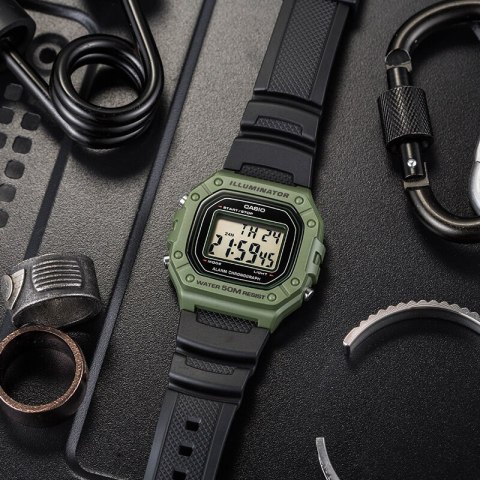 ZEGAREK MĘSKI CASIO W-218H-3A + BOX ZEGAREK MĘSKI CASIO W-218H-3A + BOX