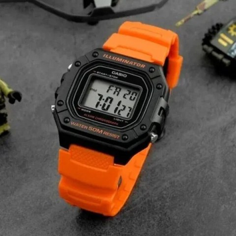 ZEGAREK MĘSKI CASIO W-218H-4B2 + BOX ZEGAREK MĘSKI CASIO W-218H-4B2 + BOX
