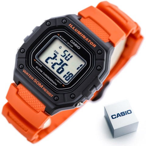 ZEGAREK MĘSKI CASIO W-218H-4B2 + BOX ZEGAREK MĘSKI CASIO W-218H-4B2 + BOX