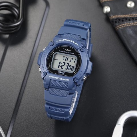 ZEGAREK MĘSKI CASIO W-219H-2A + BOX ZEGAREK MĘSKI CASIO W-219H-2A + BOX