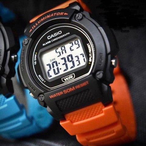 ZEGAREK MĘSKI CASIO W-219H-4A + BOX ZEGAREK MĘSKI CASIO W-219H-4A + BOX
