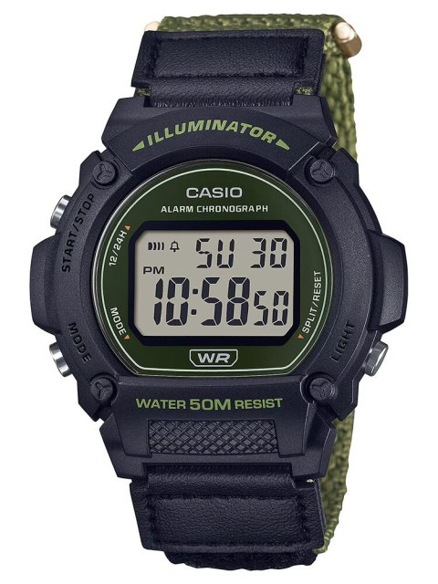 ZEGAREK MĘSKI CASIO W-219HB-3A + BOX ZEGAREK MĘSKI CASIO W-219HB-3A + BOX