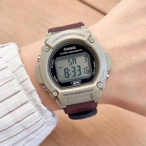 ZEGAREK MĘSKI CASIO W-219HB-5A + BOX ZEGAREK MĘSKI CASIO W-219HB-5A + BOX