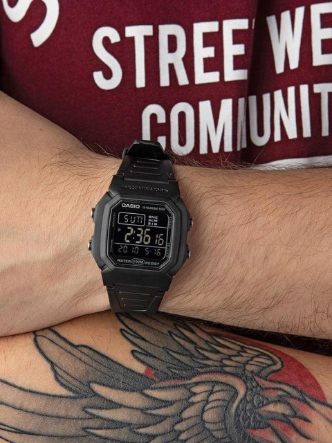 ZEGAREK MĘSKI CASIO W-800H-1BVES KLASYKA + BOX ZEGAREK MĘSKI CASIO W-800H-1BVES KLASYKA + BOX