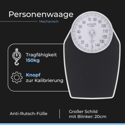 AD 8177 WAGA ŁAZIENKOWA - MECHANICZNA AD 8177 WAGA ŁAZIENKOWA - MECHANICZNA