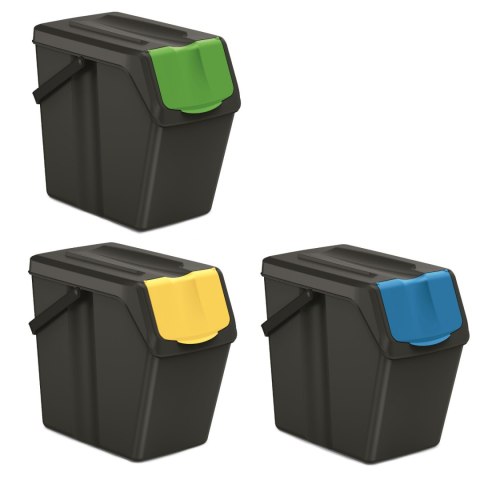 Kosz na śmieci Keden SORTI BOX - czarny recykling Kosz na śmieci Keden SORTI BOX - czarny recykling