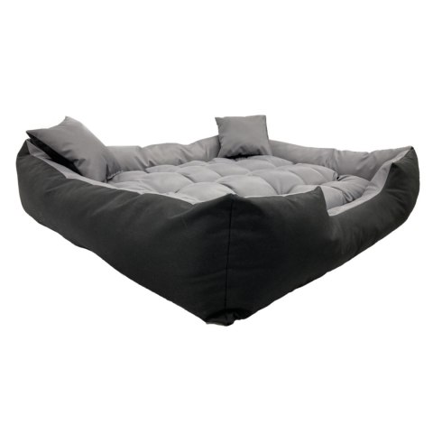 Legowisko dla psa ECCO 115x90 / 130x105 cm szaro-czarne Legowisko dla psa ECCO 115x90 / 130x105 cm szaro-czarne