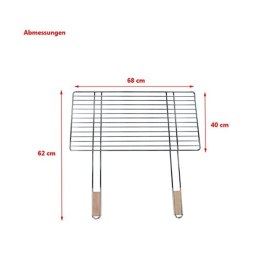 Ruszt grillowy 68x40cm Master Grill MG254