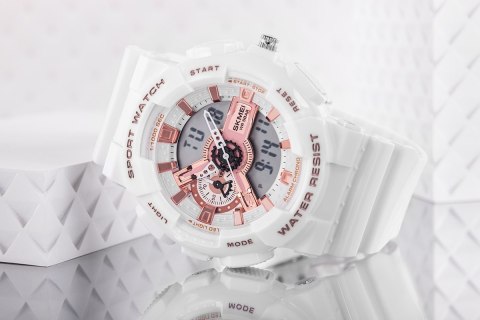 ZEGAREK DAMSKI SKMEI 1688WT+ BOX ZEGAREK DAMSKI SKMEI 1688WT+ BOX