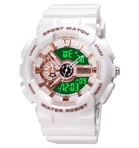 ZEGAREK DAMSKI SKMEI 1688WT+ BOX ZEGAREK DAMSKI SKMEI 1688WT+ BOX