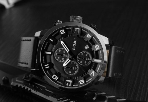 ZEGAREK MĘSKI SKMEI 1309BK + BOX ZEGAREK MĘSKI SKMEI 1309BK + BOX