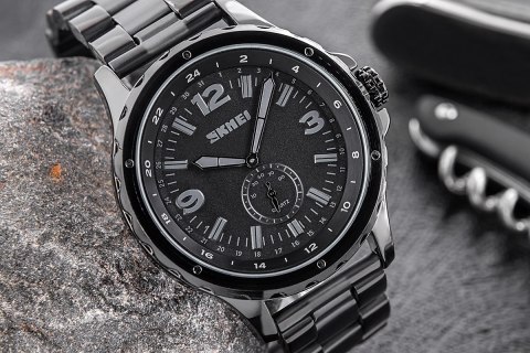 ZEGAREK MĘSKI SKMEI 1513BK + BOX ZEGAREK MĘSKI SKMEI 1513BK + BOX