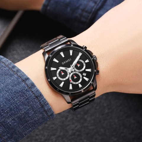 ZEGAREK MĘSKI SKMEI 2295BK + BOX ZEGAREK MĘSKI SKMEI 2295BK + BOX