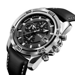 ZEGAREK MĘSKI SKMEI 9156SIBK + BOX