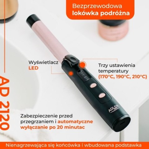 AD 2120 Bezprzewodowa lokówka podróżna ? usb AD 2120 Bezprzewodowa lokówka podróżna ? usb
