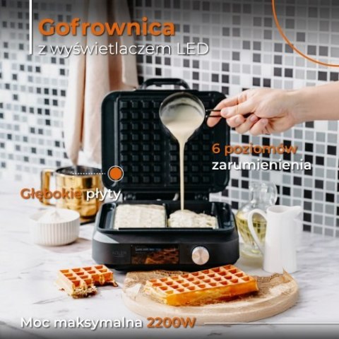 AD 3087 Gofrownica z wyświetlaczem led AD 3087 Gofrownica z wyświetlaczem led